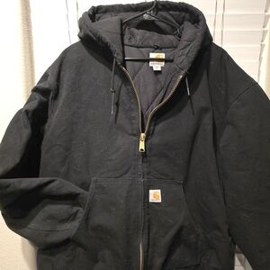 Carhartt Men's Black Hooded Performance Jacket‎